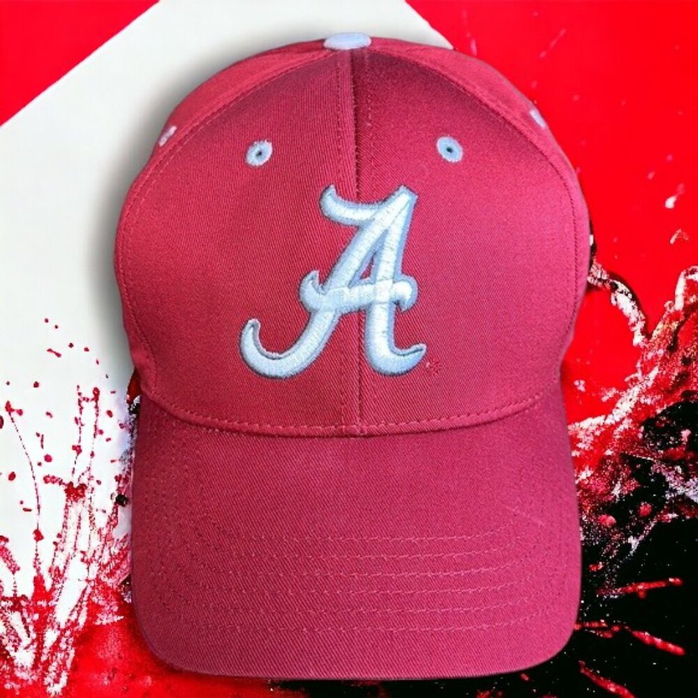 University of Alabama Crimson Roll Tide Embroidered Adjustable Strapback Hat Cap